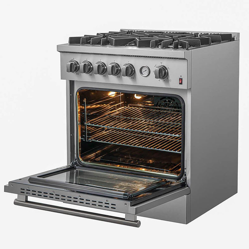  Forno 30-inch Freestanding Gas Range with Convection Oven Technology FFSGS6274-30 IMAGE 2