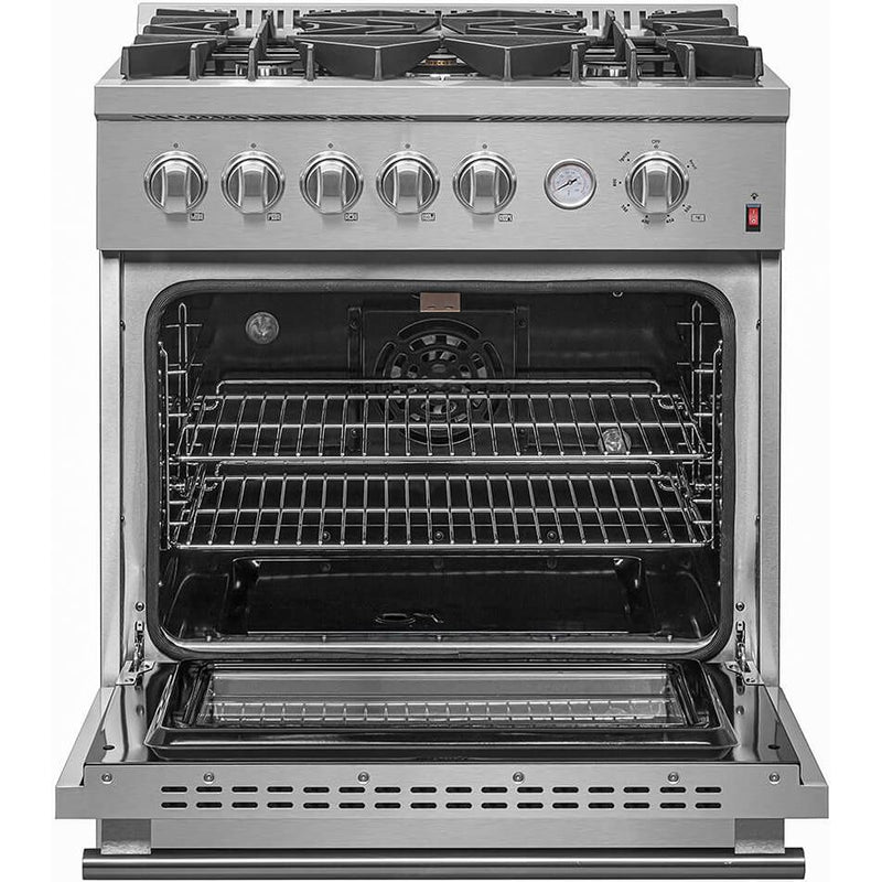  Forno 30-inch Freestanding Gas Range with Convection Oven Technology FFSGS6274-30 IMAGE 3