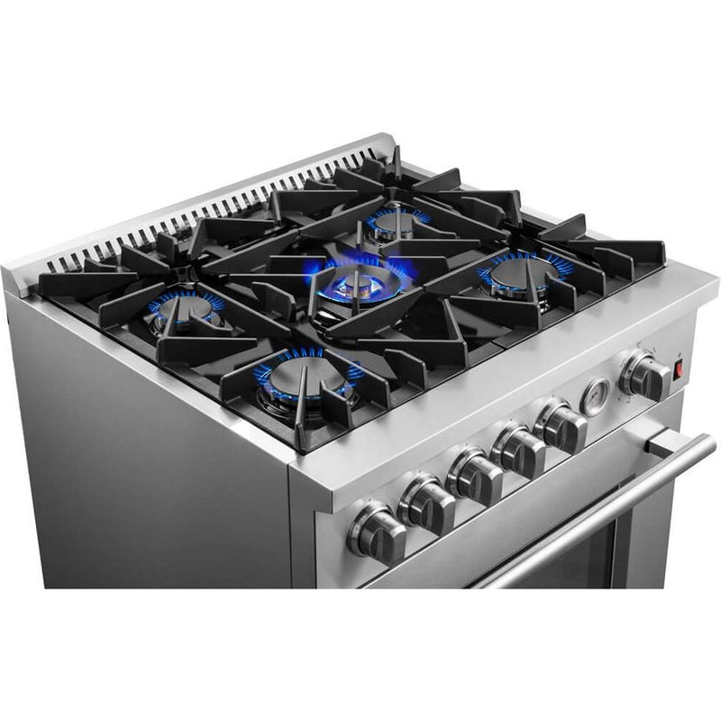  Forno 30-inch Freestanding Gas Range with Convection Oven Technology FFSGS6274-30 IMAGE 8