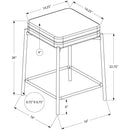  Monarch I 2226 Counter Height - Grey Fabric/Black Metal IMAGE 3