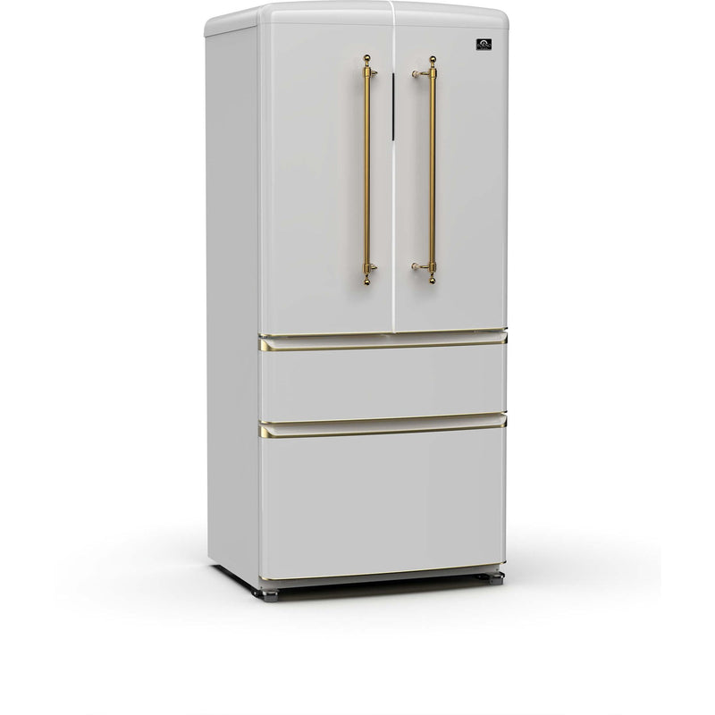  Forno 33-inch, 18 cu. ft. Counter-Depth French Four Door Refrigerator with Interior Ice Maker FFFFD1791-33WHT IMAGE 10