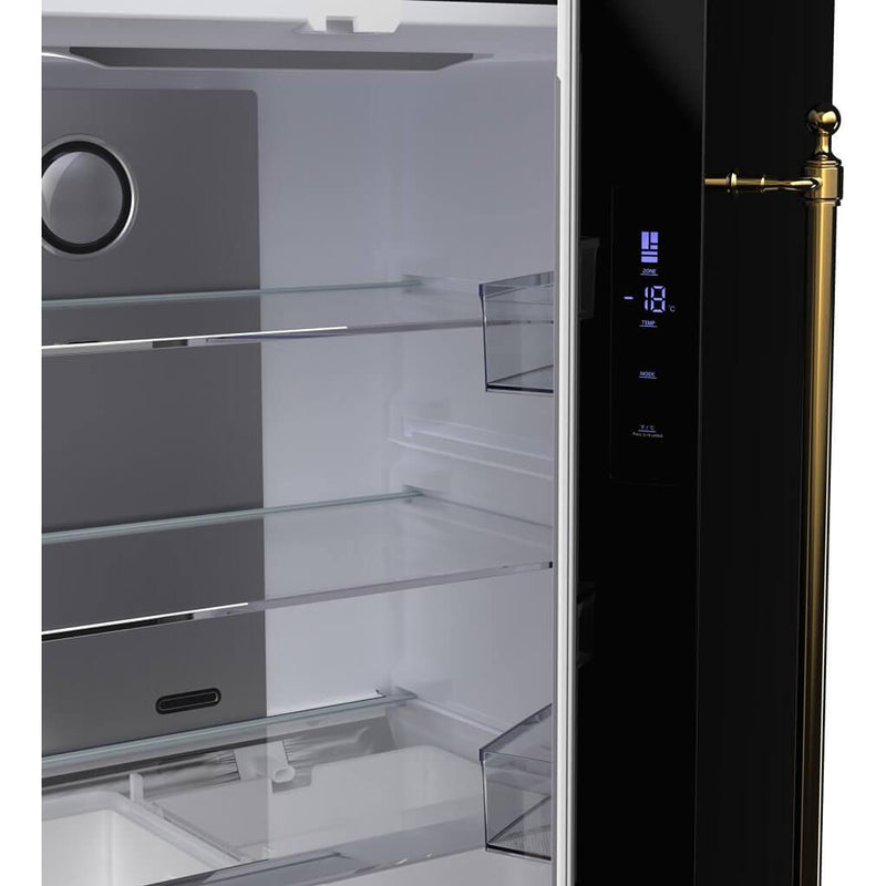  Forno 33-inch, 18 cu. ft. Counter-Depth French Four Door Refrigerator with Interior Ice Maker FFFFD1791-33BLK IMAGE 6