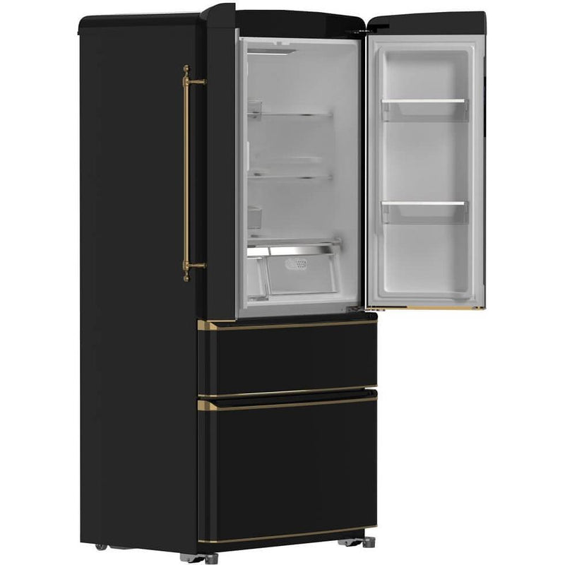  Forno 33-inch, 18 cu. ft. Counter-Depth French Four Door Refrigerator with Interior Ice Maker FFFFD1791-33BLK IMAGE 7