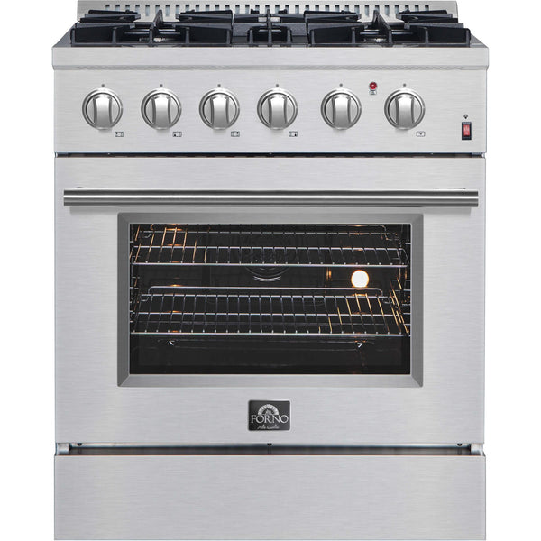  Forno 30-inch Freestanding Dual-Fuel Range with True European Convection Technology FFSGS6197-30 IMAGE 1