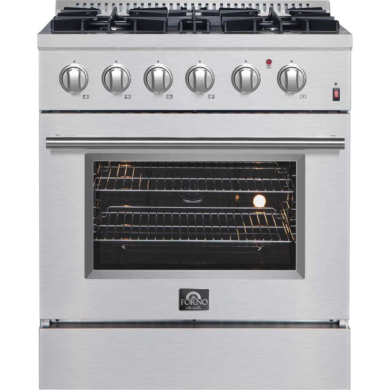  Forno 30-inch Freestanding Dual-Fuel Range with True European Convection Technology FFSGS6197-30 IMAGE 1