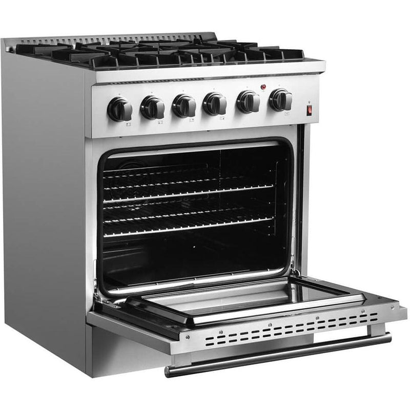  Forno 30-inch Freestanding Dual-Fuel Range with True European Convection Technology FFSGS6197-30 IMAGE 2