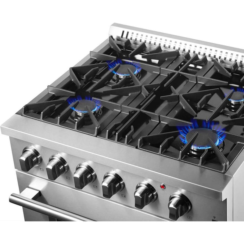  Forno 30-inch Freestanding Dual-Fuel Range with True European Convection Technology FFSGS6197-30 IMAGE 4