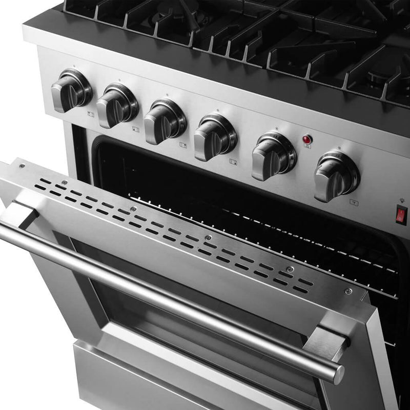  Forno 30-inch Freestanding Dual-Fuel Range with True European Convection Technology FFSGS6197-30 IMAGE 6