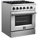  Forno 30-inch Freestanding Dual-Fuel Range with True European Convection Technology FFSGS6197-30 IMAGE 9