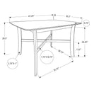 Monarch Dining Tables Rectangle I 1323 IMAGE 4