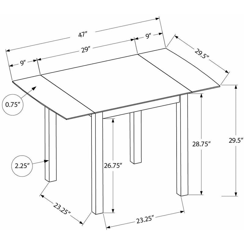 Monarch Dining Tables Rectangle I 1327 IMAGE 5