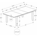Monarch Dining Tables Rectangle I 1371 IMAGE 4
