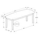 Monarch Dining Seating Benches I 1373 IMAGE 5