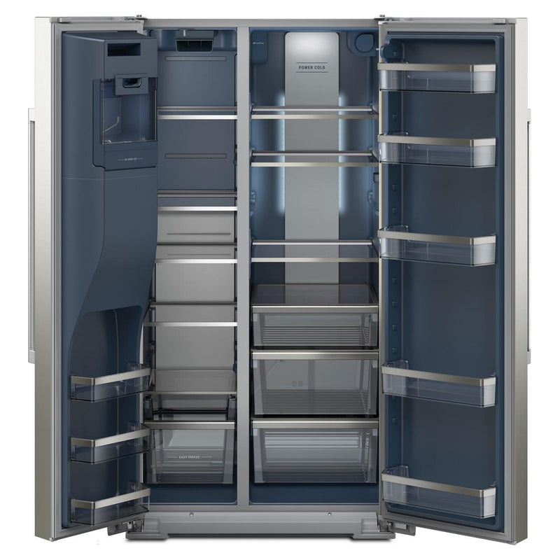 Maytag 36-inch, 21 cu. ft. Side-bye-Side Refrigerator with Ice and Water Dispenser MRSC6636RZ IMAGE 2
