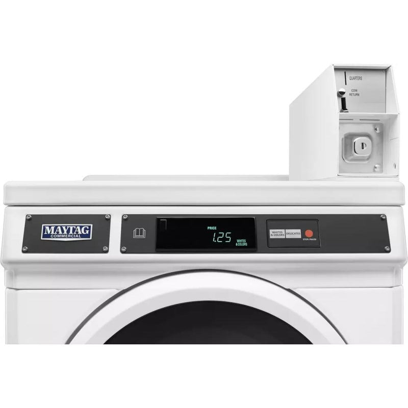 Maytag Commercial Laundry Coin Front Loading Commercial Gas Dryer MDG28PDCWW IMAGE 3