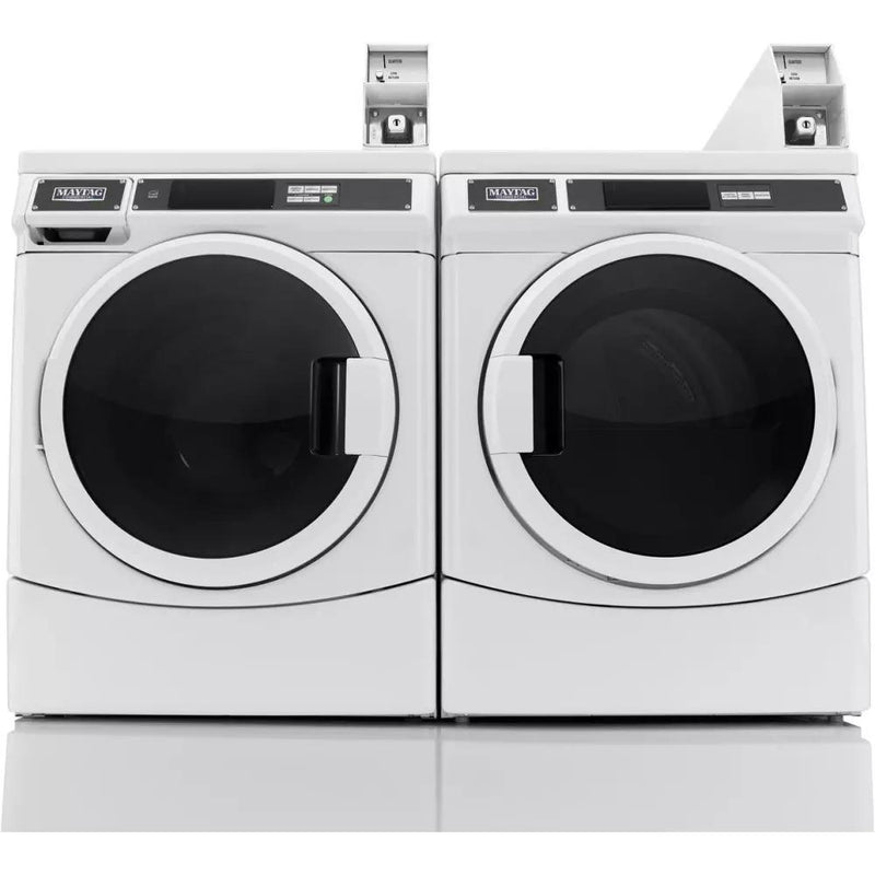 Maytag Commercial Laundry Coin Front Loading Commercial Gas Dryer MDG28PDCWW IMAGE 4