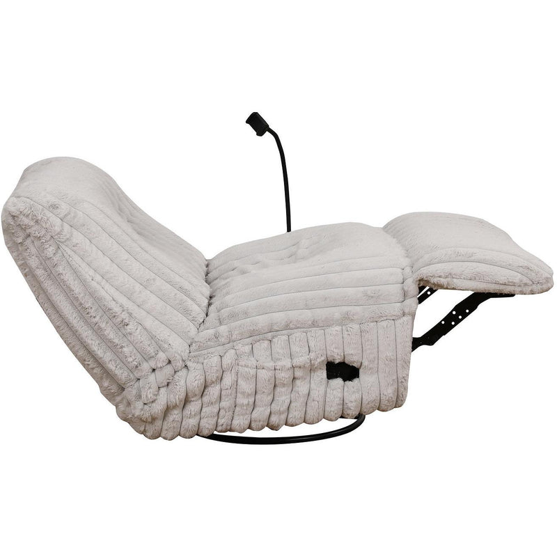 IFDC Swivel Glider Fabric Recliner with Wall Recline IF-6305 IMAGE 5