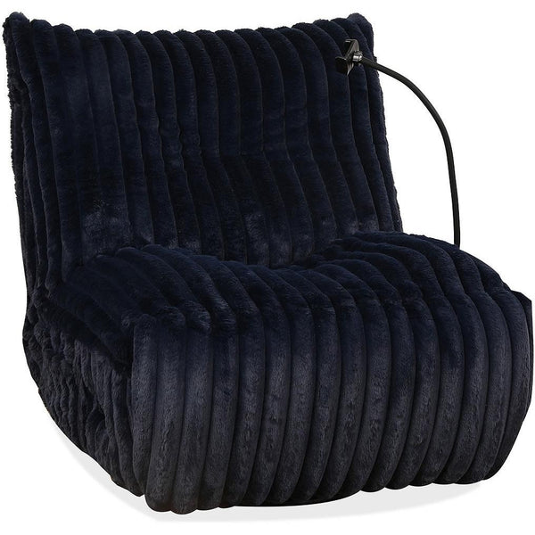 IFDC Swivel Glider Fabric Recliner with Wall Recline IF-6306 IMAGE 1