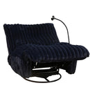 IFDC Swivel Glider Fabric Recliner with Wall Recline IF-6306 IMAGE 3