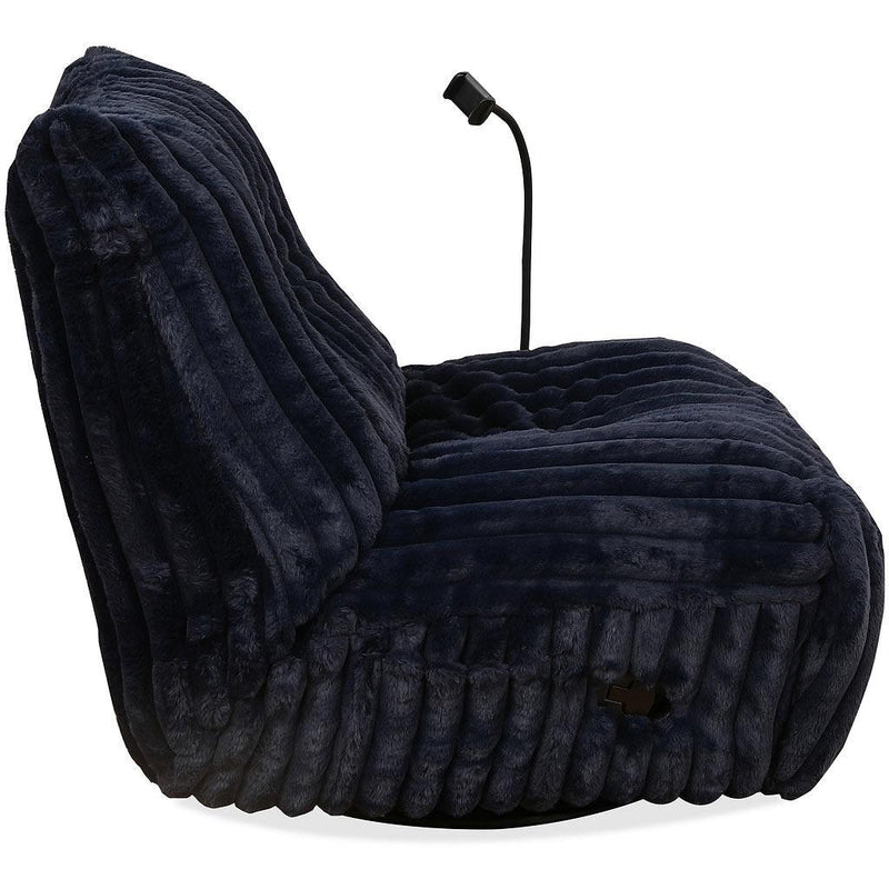 IFDC Swivel Glider Fabric Recliner with Wall Recline IF-6306 IMAGE 5