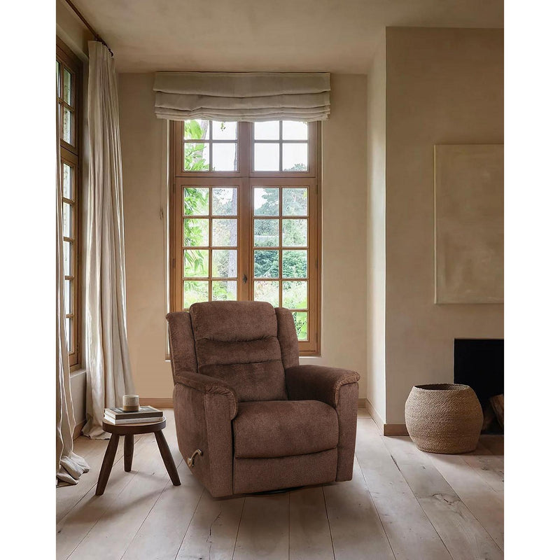 IFDC Swivel Glider Fabric Recliner with Wall Recline IF-6346 IMAGE 10