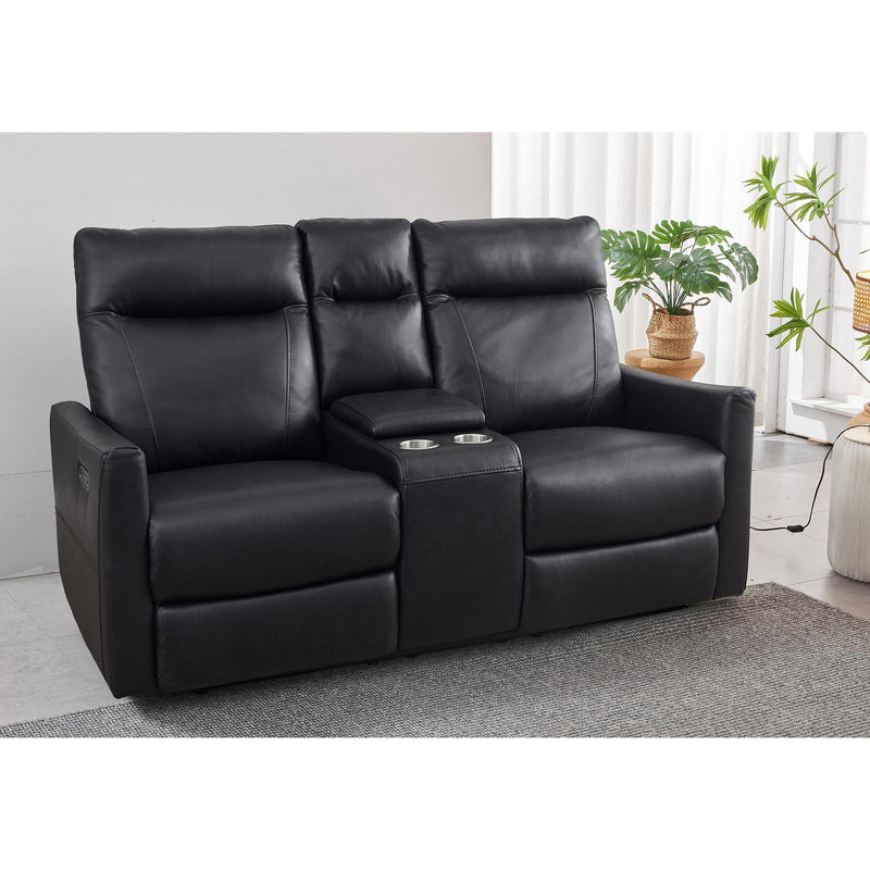 IFDC Loveseats Power Recline IF-8005 Power Reclining Loveseat with Console IMAGE 1