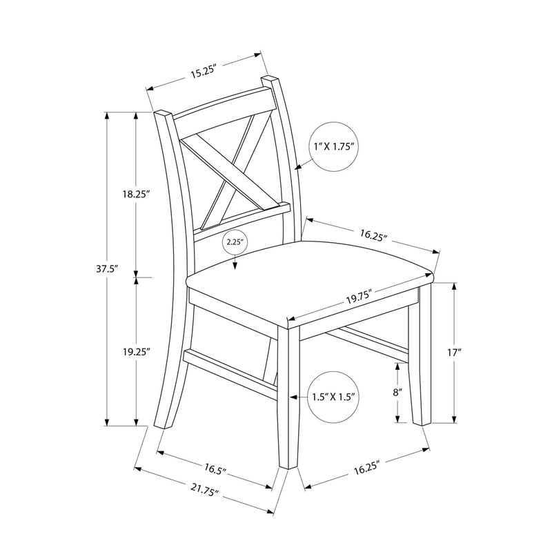 Monarch Dining Chair I 1333 IMAGE 4