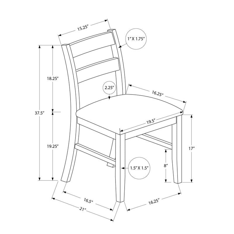 Monarch Dining Chair I 1396 IMAGE 11