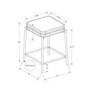 Monarch Counter Height Stool I 2227 IMAGE 3