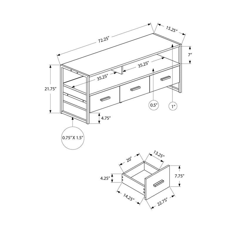 Monarch TV Stand I 2845 IMAGE 3