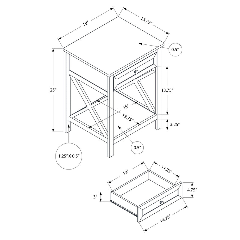 Monarch End Table I 3986 IMAGE 4