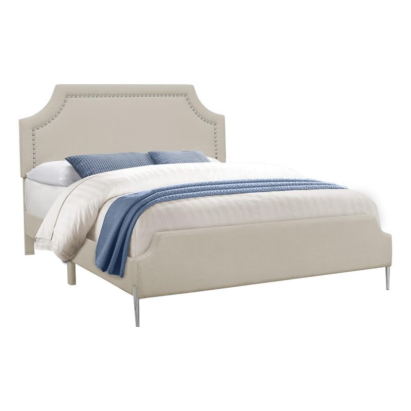 Monarch Queen Upholstered Panel Bed I 6036Q IMAGE 3
