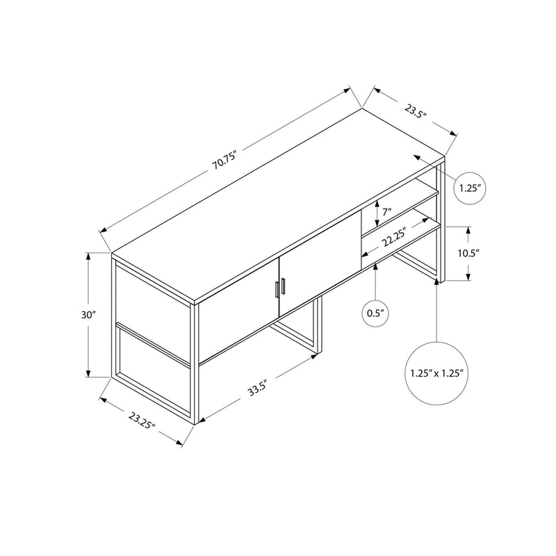 Monarch Office Desk Components Storage Unit I 7727 IMAGE 4