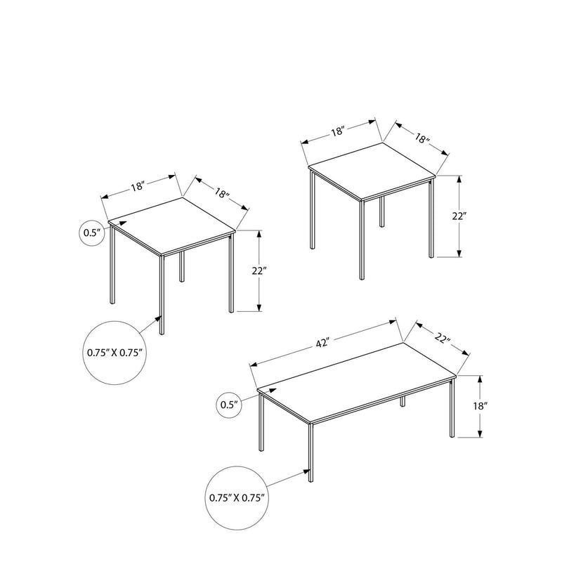 Monarch Occasional Table Set I 7894P IMAGE 11