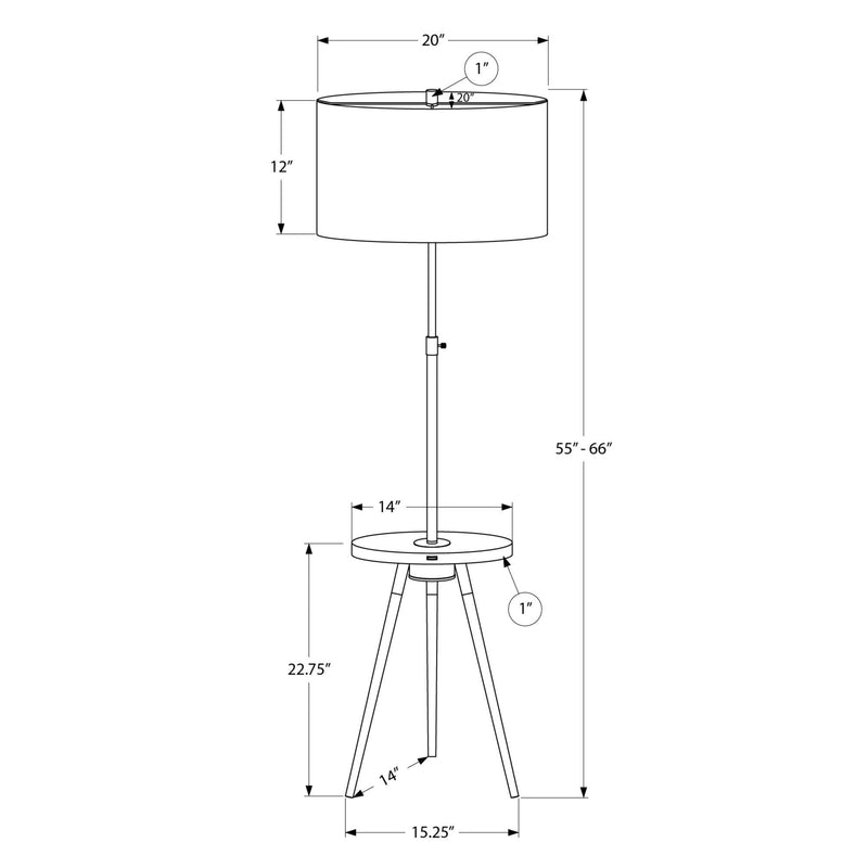 Monarch Lamps Floorstanding I 9746 IMAGE 4