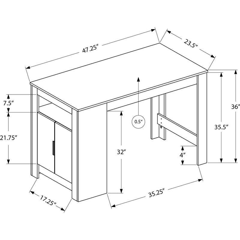 Monarch Counter Height Dining Table I 1202 IMAGE 3