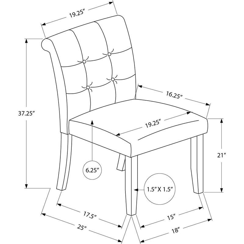 Monarch Dining Chair I 1219 IMAGE 4