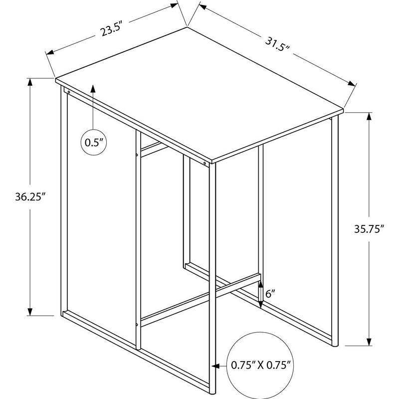 Monarch Counter Height Dining Table I 1241 IMAGE 4