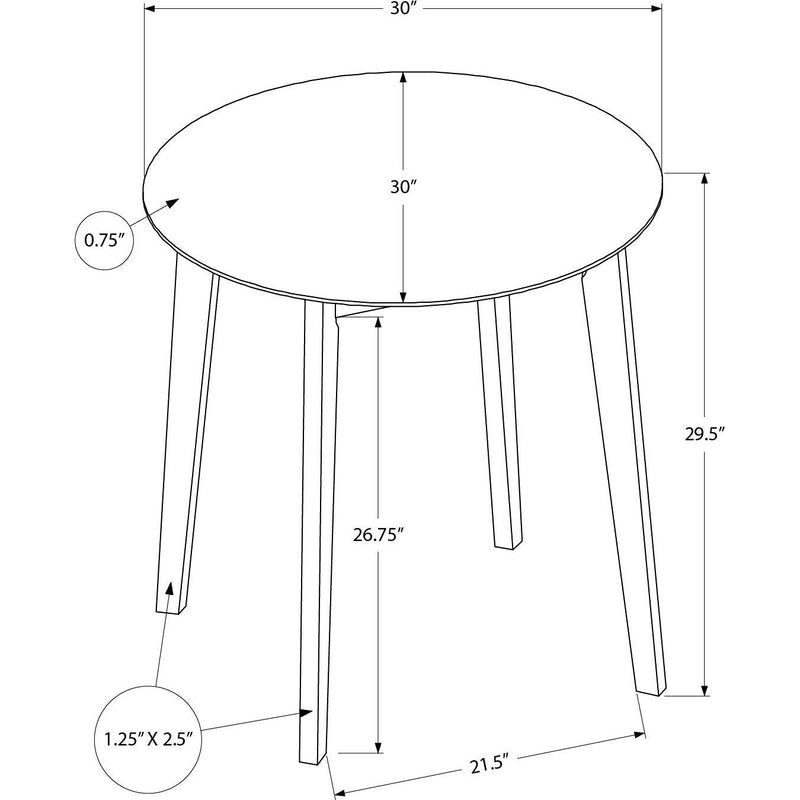 Monarch Round Dining Table I 1321 IMAGE 4
