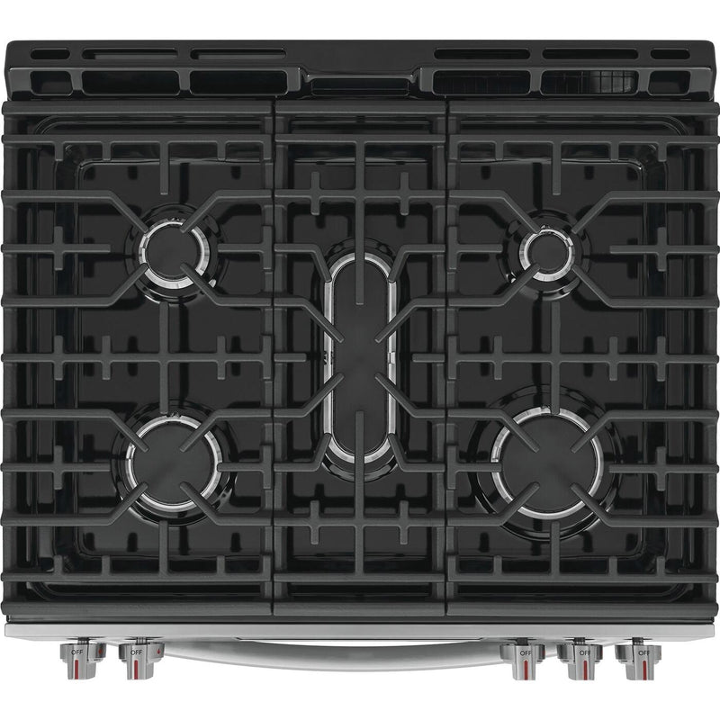 Frigidaire Gallery 30-inch Freestanding Gas Range with Convection Technology GCFG3059BF IMAGE 3