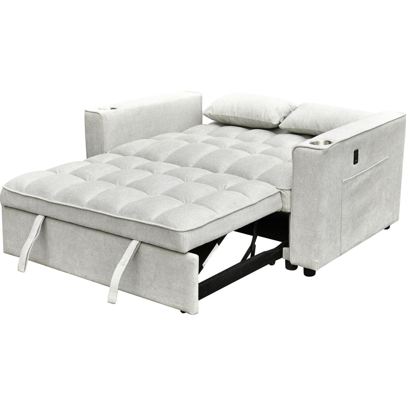 IFDC Fabric Sleeper Loveseat IF-9028 IMAGE 3