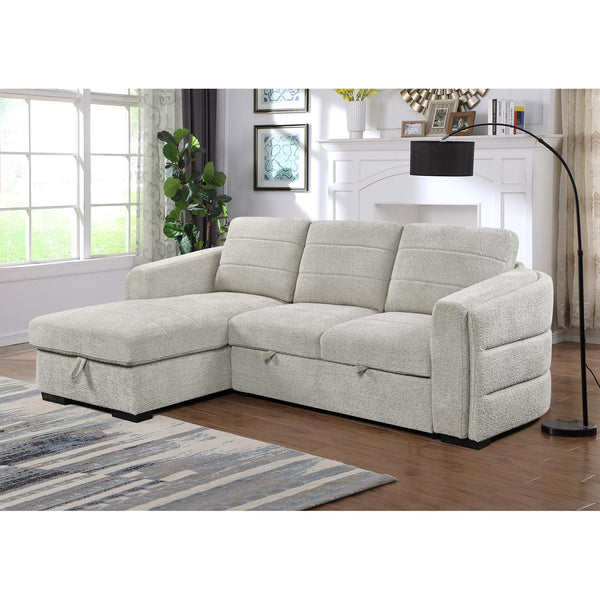 IFDC Fabric Sleeper Sectional IF-9085 LHF IMAGE 1