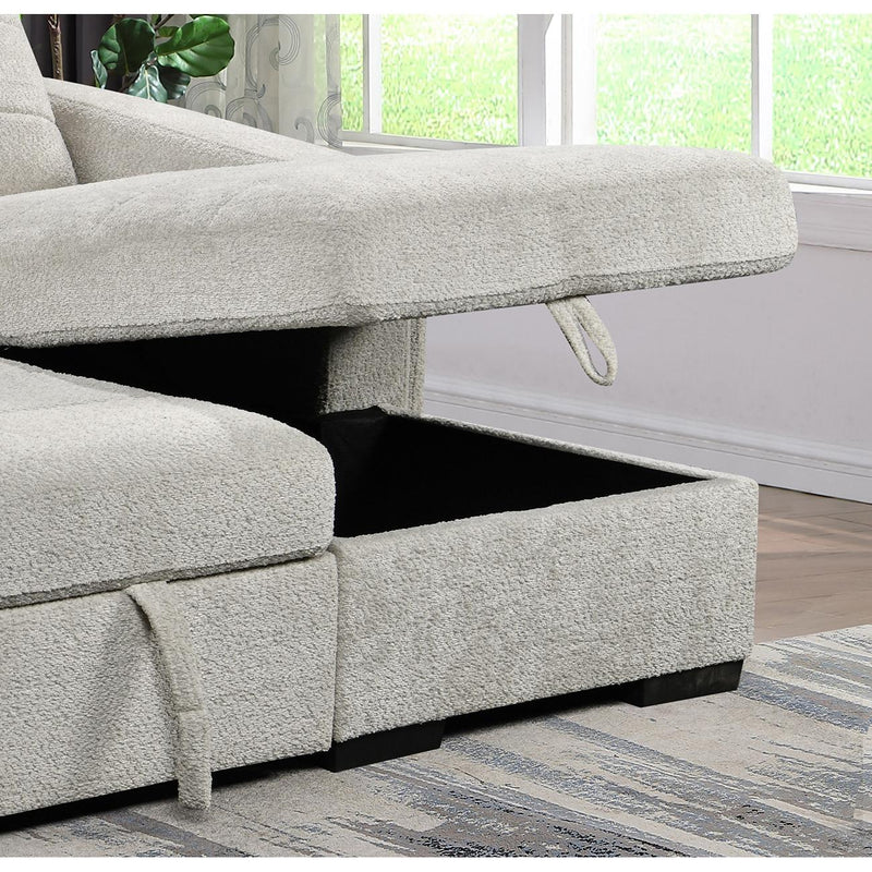 IFDC Fabric Sleeper Sectional IF-9086 RHF IMAGE 3