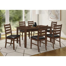 Monarch I 1370 Dining Table - Brown Veneer 36"X 60" IMAGE 1