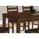 Monarch I 1370 Dining Table - Brown Veneer 36"X 60" IMAGE 2