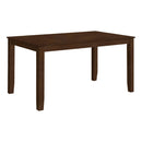 Monarch I 1370 Dining Table - Brown Veneer 36"X 60" IMAGE 3