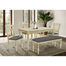 Monarch I 1390 Dining Table - Antique Grey Veneer 36"X 60" IMAGE 1