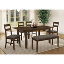 Monarch I 1395 Dining Table - Brown Walnut 36"X 72"/ 18" Extension Panel IMAGE 1