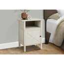 Monarch I 3812 Accent Table - 24"H / Washed Oak / Black Metal IMAGE 2