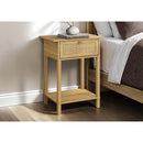 Monarch I 3842 Accent Table - 24"H / Natural / Natural Drawer IMAGE 2